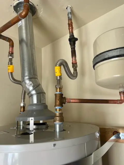 Water heater installation and plumbing repair in Peru